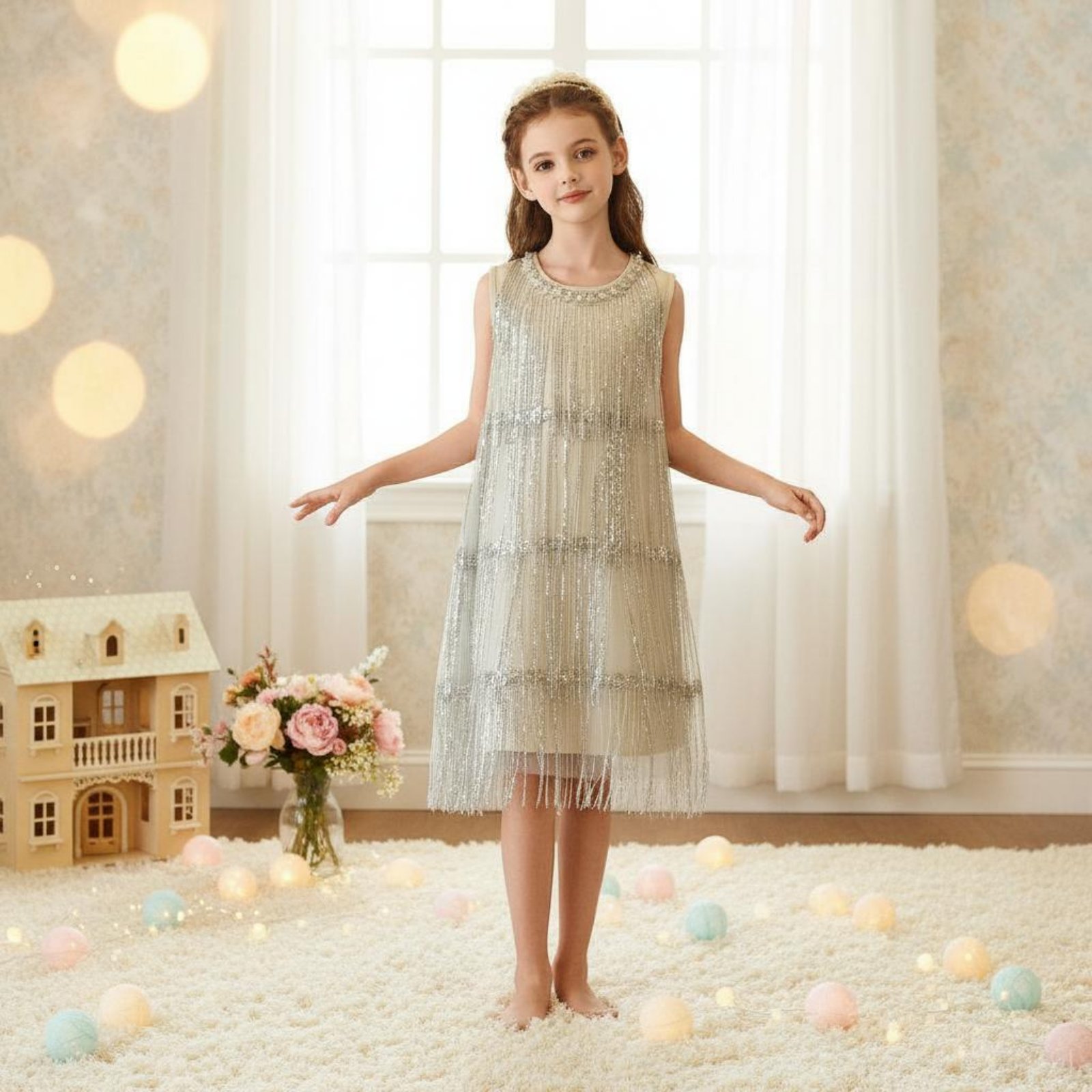 Sequin Fringe Dress Dressy Loo - Winter Clothing Looks incelemesi ve fiyatı