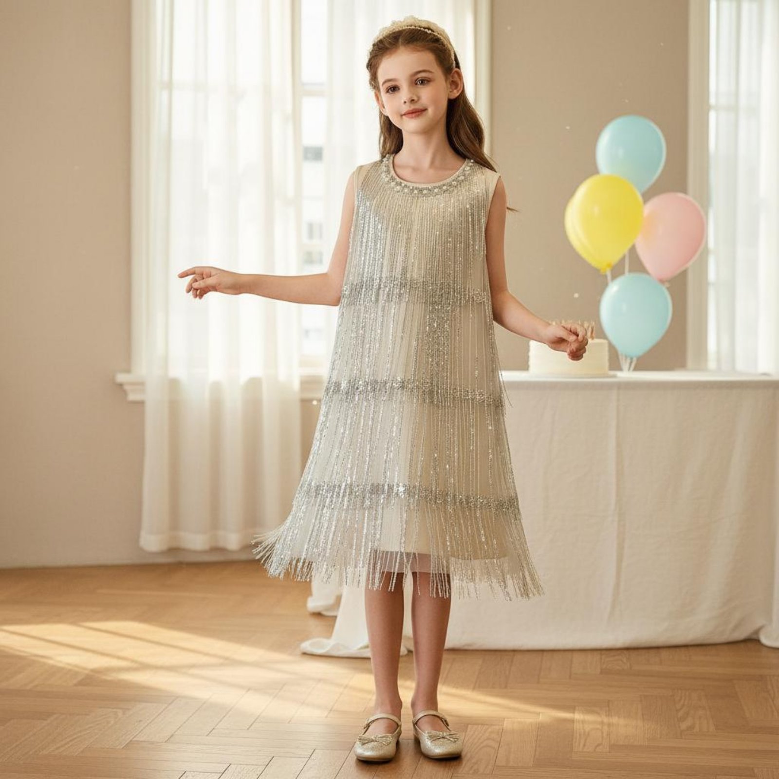 Sequin Fringe Dress Dressy Loo - Winter Clothing Looks incelemesi ve fiyatı